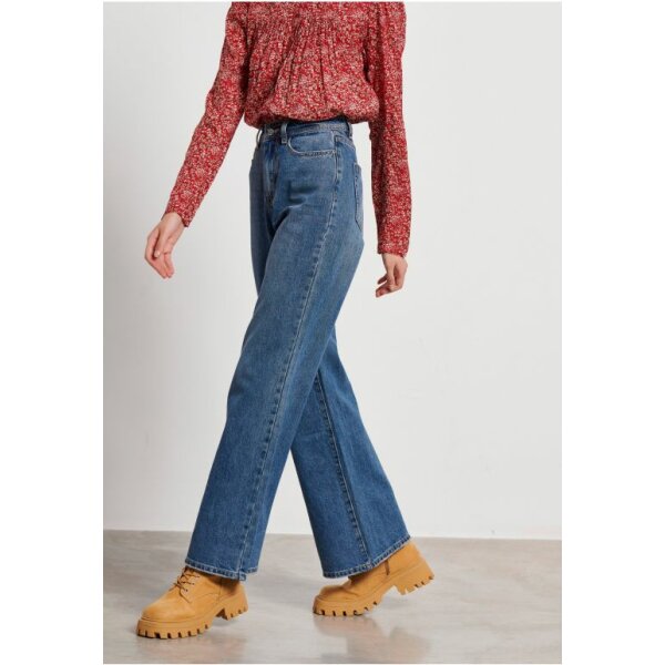 Τζιν παντελόνι wide leg fit FBL004-163-02 - Image 3