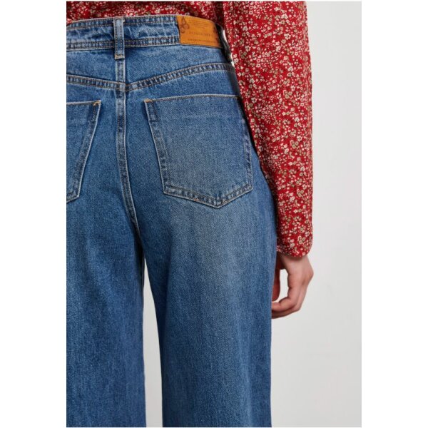 Τζιν παντελόνι wide leg fit FBL004-163-02 - Image 5