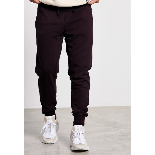 FBM004-037-02_BURGUNDY MEL_3 Ανδρική Φούτερ Φόρμα Funky Buddha FBM004-037-02 Μπορντώ - Image 3