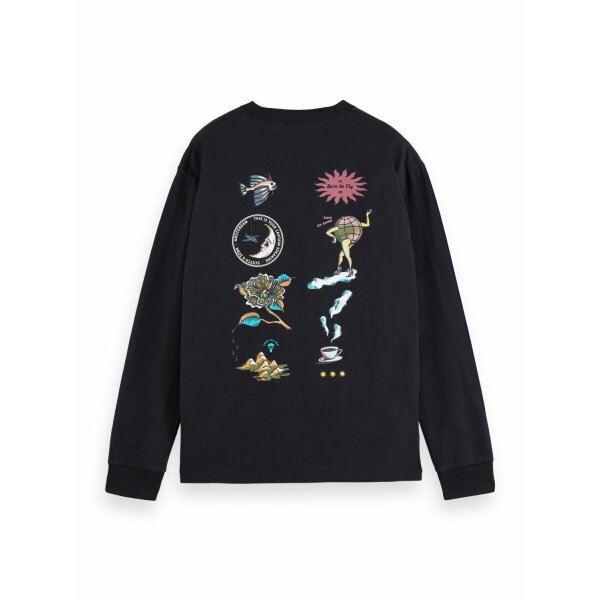 Ανδρική Φούτερ Scotch & Soda  163970-0008 Μπλέ - Image 2