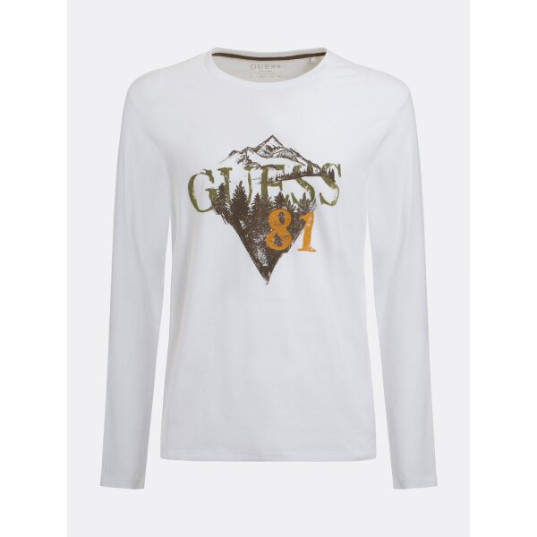 M1BI29_J1311_G011_1 Ανδρική Μπλούζα  Guess M1BI29J1311-G011 Λευκή - Image 2