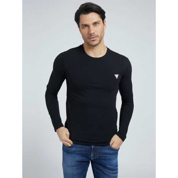 M1RI28_J1311_JBLK_1 Ανδρική Μπλούζα Guess M1RI28J1311-JBLK Μαύρο - Image 1