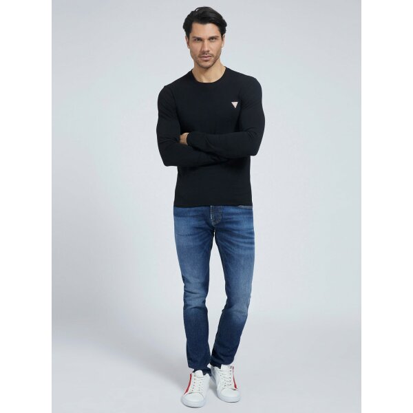 M1RI28_J1311_JBLK_2 Ανδρική Μπλούζα Guess M1RI28J1311-JBLK Μαύρο - Image 2