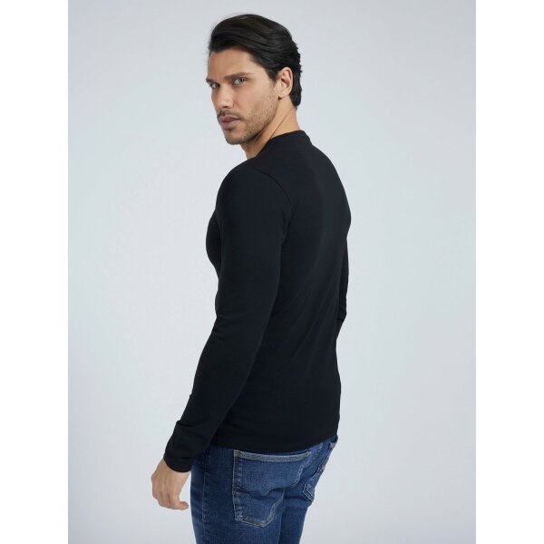M1RI28_J1311_JBLK_3 Ανδρική Μπλούζα Guess M1RI28J1311-JBLK Μαύρο - Image 3