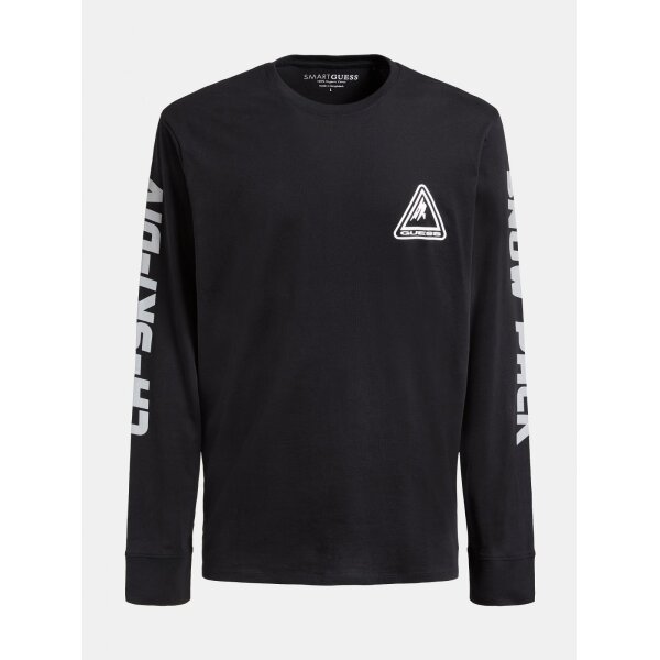 Ανδρική Μπλούζα Guess MBBI41KARC8-JBLK Μαύρο - Image 1