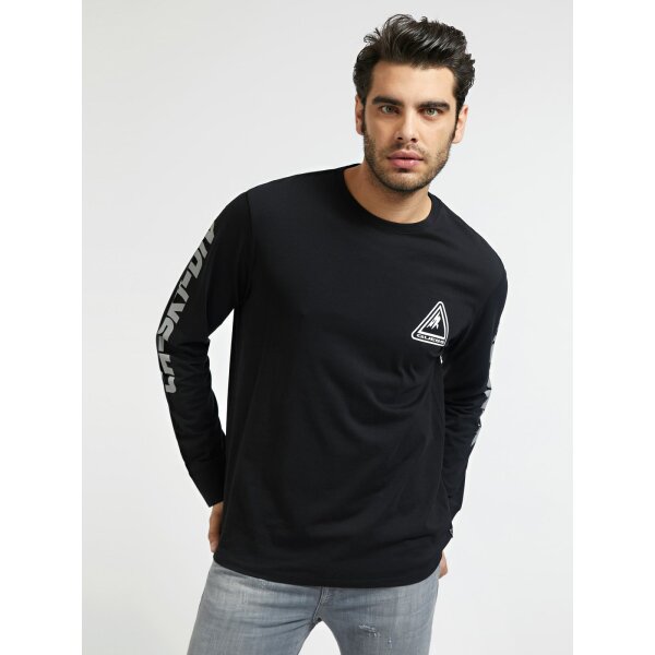 Ανδρική Μπλούζα Guess MBBI41KARC8-JBLK Μαύρο - Image 5