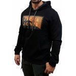 Ανδρικό Φούτερ με Κουκούλα Jack & jones Plus Size 12199276 Μαύρο - Image 3