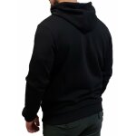 Ανδρικό Φούτερ με Κουκούλα Jack & jones Plus Size 12199276 Μαύρο - Image 2