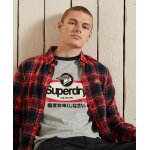 Ανδρικό Πουκάμισο SuperDry PM4010460A-6DV Κόκκινο