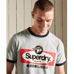 Ανδρική Μπλούζα SuperDry PM1011214A-ZUC Γκρί - Image 3