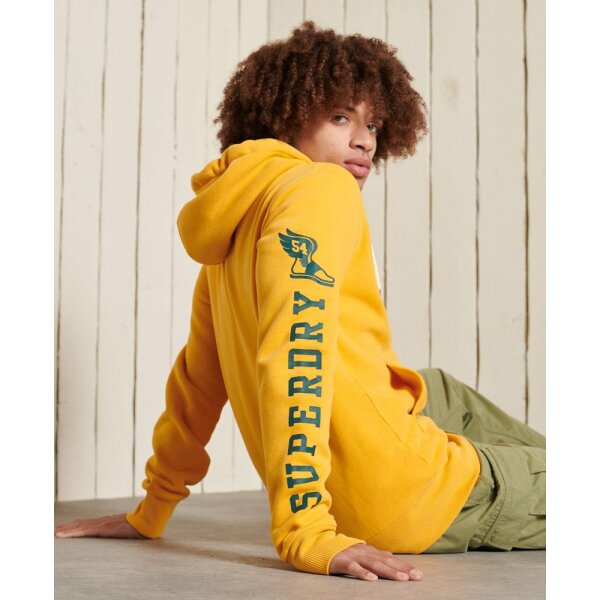 upload9223368955665925400 Ανδρική Φούτερ Ζακέτα SuperDry PM2011455A-5YC Μουσταρδί - Image 2