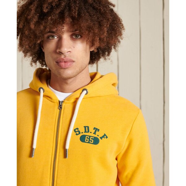 upload9223368955665925403 Ανδρική Φούτερ Ζακέτα SuperDry PM2011455A-5YC Μουσταρδί - Image 3
