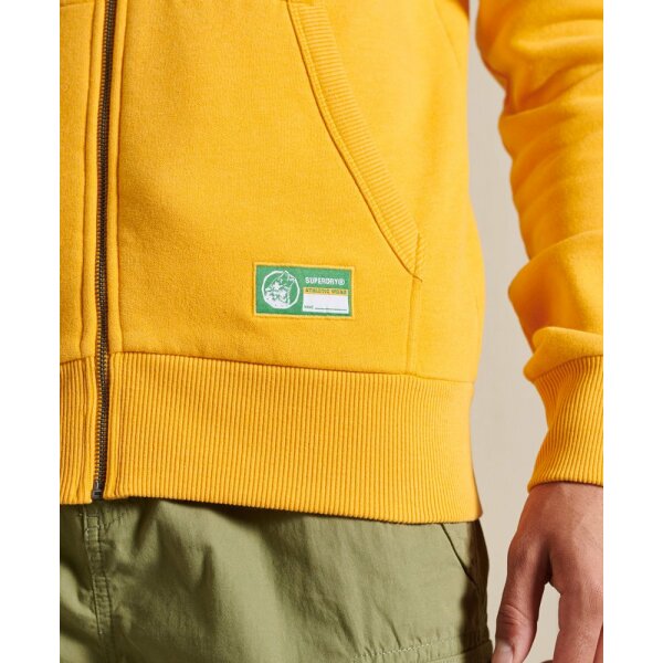 upload9223368955665925404 Ανδρική Φούτερ Ζακέτα SuperDry PM2011455A-5YC Μουσταρδί - Image 4