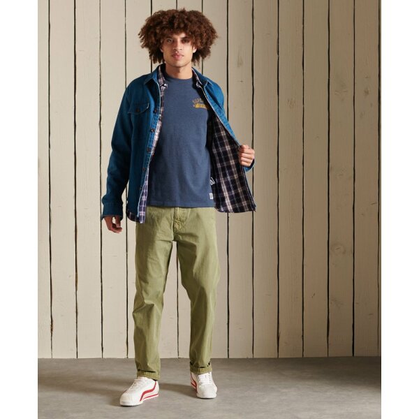 Ανδρική Μπλούζα SuperDry PM6010573A-BCY Μπλέ - Image 6