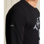 Ανδρική Μπλούζα SuperDry PM6010606A-02A Μαύρο - Image 4