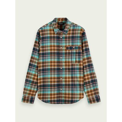 Ανδρικό Πουκάμισο Scotch & Soda 163345-0217 Μπλέ