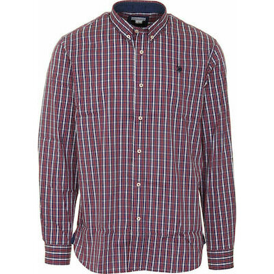 Ανδρικό Πουκάμισο U.S.Polo Assn 6113953100-875 Κόκκινο