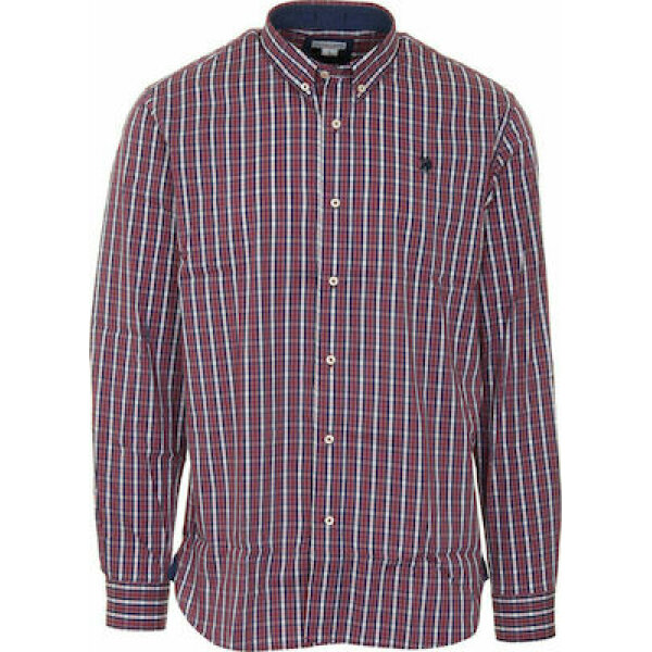 xlarge_20210915105502_u_s_polo_assn_andriko_poukamiso_makrymaniko_karo_kokkino_6113953100_875 Ανδρικό Πουκάμισο U.S.Polo Assn 6113953100-875 Κόκκινο - Image 1