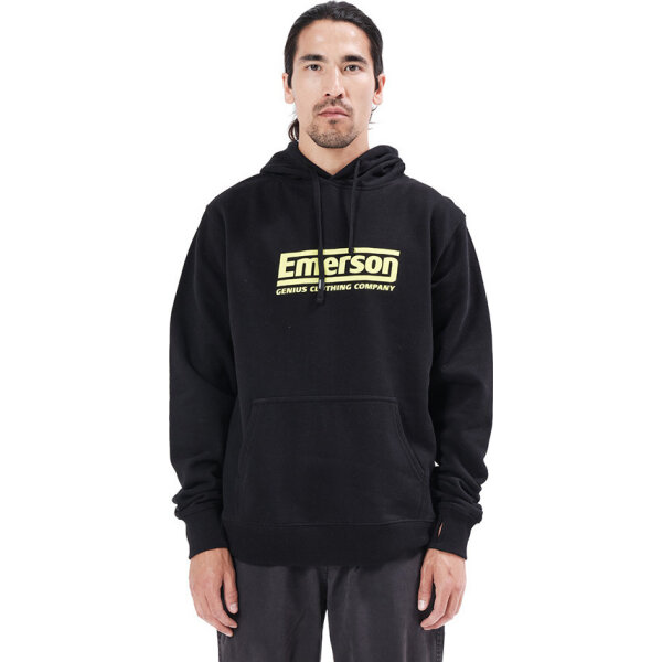 20210927142534_emerson_212_em20_05_andriko_fouter_me_koukoula_kai_tsepes_mayro Ανδρική Φούτερ με κουκούλα Emerson 212.EM20.05 Μαύρο - Image 1