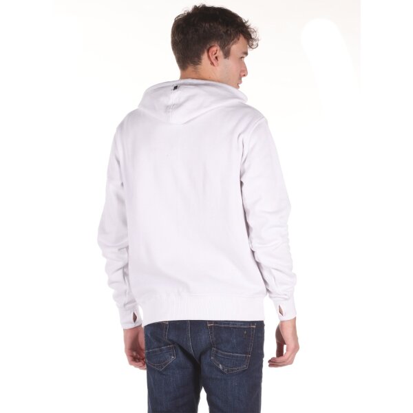 210309200037-17-1 Ανδρική Φούτερ με κουκούλα Emerson 212.EM20.31 Λευκό - Image 2