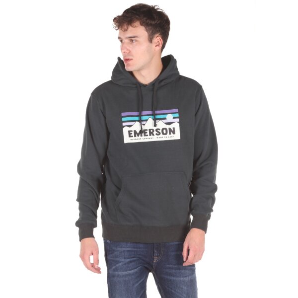 210309200038-247 Ανδρική Φούτερ με κουκούλα Emerson 212.EM20.09 Πράσινο - Image 1