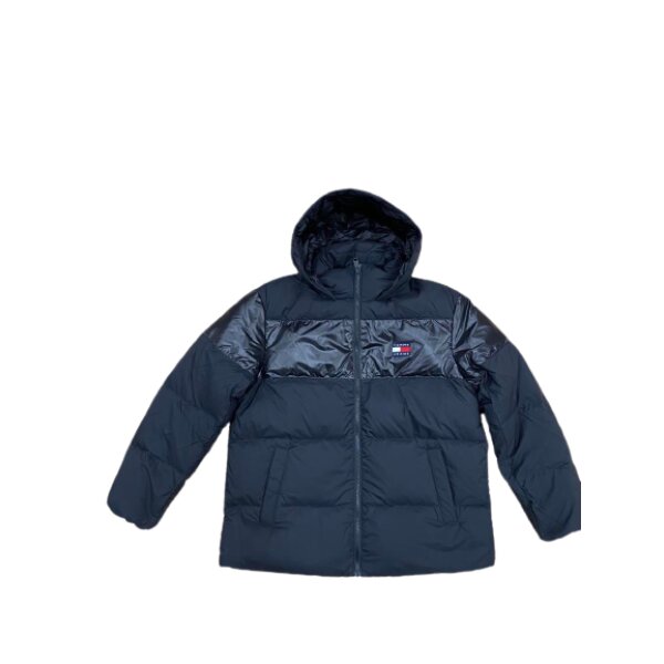 ΓΥΝΑΙΚΕΙΟ ΜΠΟΥΦΑΝ TJM HOOD TONAL COLORBLOCK PUFFER TOMMY JEANS DW0DW11088-BDS ΜΑΥΡΟ - Image 5