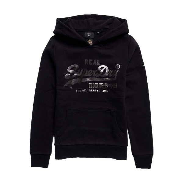 5057847303554.1 Μπλούζα Φούτερ Με Κουκούλα Μαύρη Superdry W2011251A 02A - Image 1