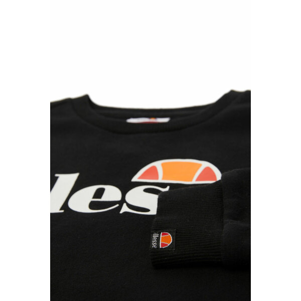 ELSJRS3E085760000000-BLACK(3) Μπλούζα Φούτερ Λαιμόκοψη Μαύρη Ellesse Κορίτσι - Image 3