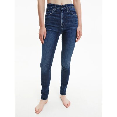 HIGH RISE SKINNY - DENIM DARK