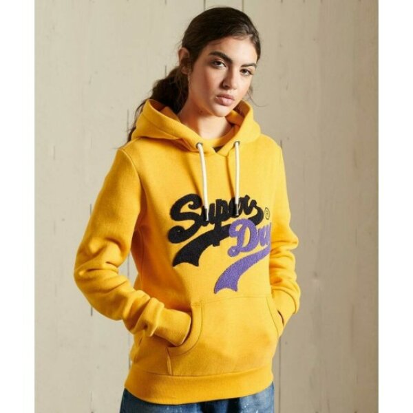Μπλούζα Φούτερ Με Κουκούλα Κίτρινη Superdry W2011144A 5YC - Image 4
