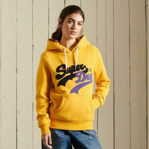 Μπλούζα Φούτερ Με Κουκούλα Κίτρινη Superdry W2011144A 5YC - Image 2