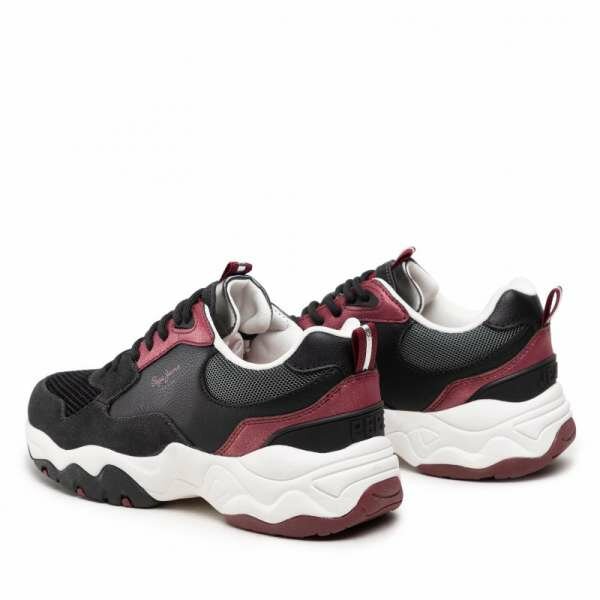 ginekeia-sneakers-pepe-jeans-sloane-bass-pls31277-black-999-mafro-gin-007242-10010723-600x600w Γυναικεία Παπούτσια Casual Sloane Bass Μαύρο Δέρμα Pepe Jeans Pls31277 999 - Image 3
