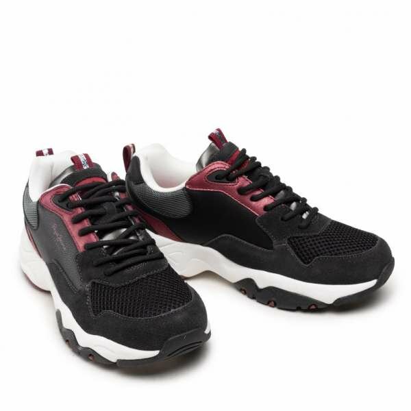 ginekeia-sneakers-pepe-jeans-sloane-bass-pls31277-black-999-mafro-gin-007242-10010725-600x600w Γυναικεία Παπούτσια Casual Sloane Bass Μαύρο Δέρμα Pepe Jeans Pls31277 999 - Image 5