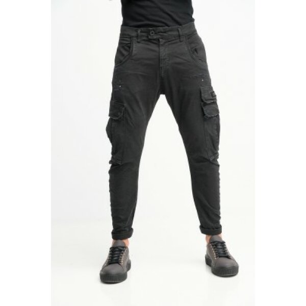 Ανδρικό Παντελόνι Cargo Cosi Jeans Casano Μαύρο - Image 5