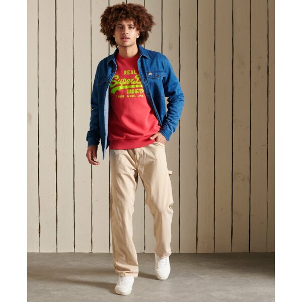 Ανδρικό Φούτερ Superdry M2011437A-VRI Κόκκινο - Image 5