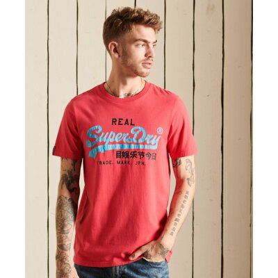 Ανδρική Μπλούζα Superdry M1011143A-VRI Κόκκινο