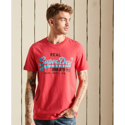 Ανδρική Μπλούζα Superdry M1011143A-VRI Κόκκινο