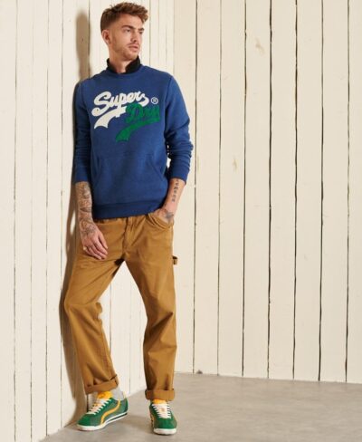 Ανδρική Φούτερ Superdry M2011438A-5XV Μπλέ - Image 2