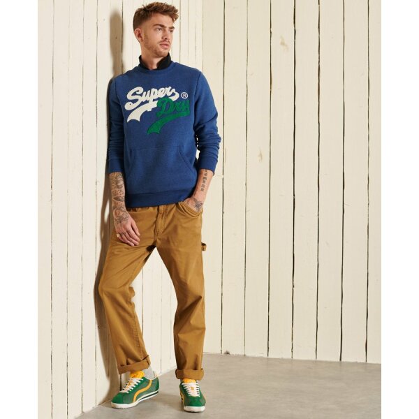 upload9223368955665938071 Ανδρική Φούτερ Superdry M2011438A-5XV Μπλέ - Image 2