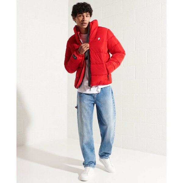 Ανδρικό Μπουφάν Superdry M5011211A-OPI Κόκκινο - Image 5