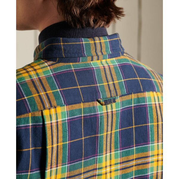 upload9223368955665967872 Ανδρικό Πουκάμισο Superdry M4010460A-6IQ Μπλέ - Image 2