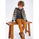 Παντελόνι μακρύ λοξότσεπο skinny Αγόρι 2 έως 9 ετών Ταμπά