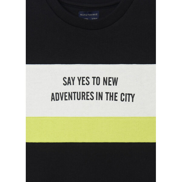 Φόρμα λωρίδα στο κέντρο Aγόρι 8 έως 16 ετών ΜΑΥΡΟ - Image 3