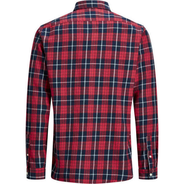 20190828110438_7db36048 Ανδρικό Πουκάμισο JACK & JONES 12155526 Κοραλί - Image 7