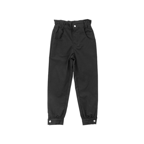 221411-copy-1 Παντελόνι Slouchy Για Κορίτσι Μαύρο Gang Kids 221411 - Image 1