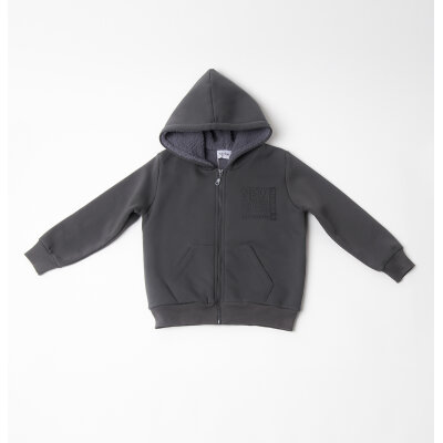 Ζακέτα με εσωτερική επένδυση "New Boss" Γκρί TRAX 40823