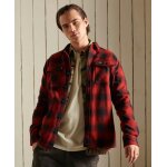 Ανδρικό Πουκάμισο Καρό Κόκκινο Superdry M4010457A 6GN