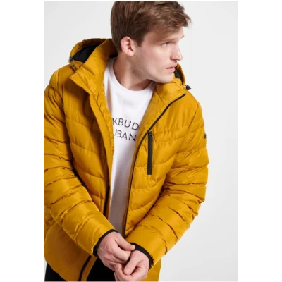 Ανδρικό Μπουφάν Μουσταρδί Funky Buddha FBM004-004-01