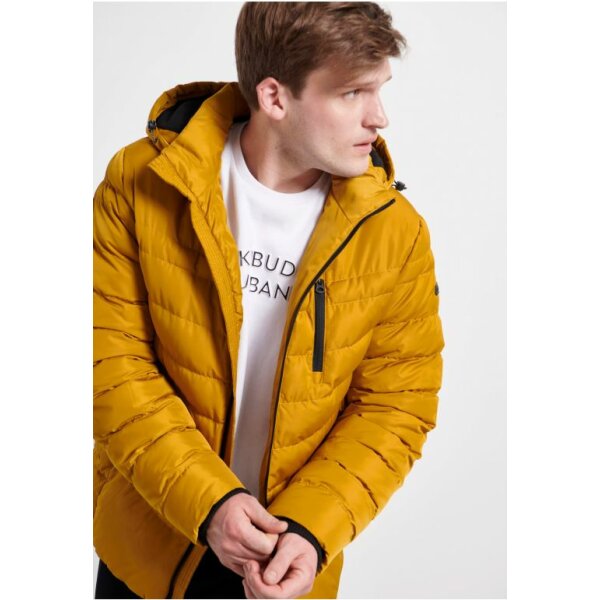 FBM004-004-01_DIRTY_MUSTARD_1 Ανδρικό Μπουφάν Μουσταρδί Funky Buddha FBM004-004-01 - Image 1