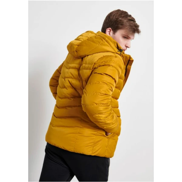 Ανδρικό Μπουφάν Μουσταρδί Funky Buddha FBM004-004-01 - Image 5